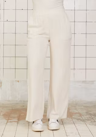 Pearl pant linne/viskos sand
