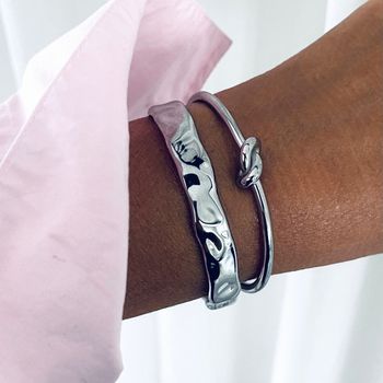 Kaia bangle silver