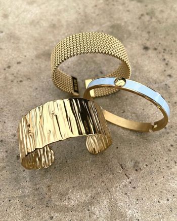 Capri armband blå/guld