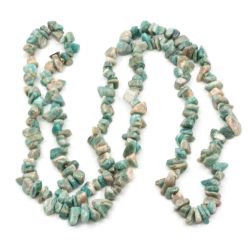Natural gem halsband turkos