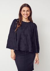 Juna blus svart