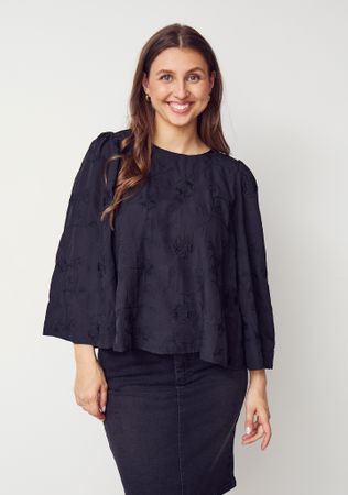 Juna blus svart