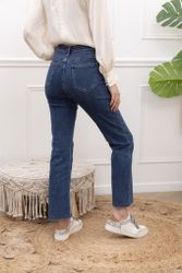 Folyrose jeans flare mörkblå D