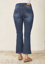 Como buttom jeans dark denim