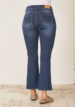 Como buttom jeans dark denim