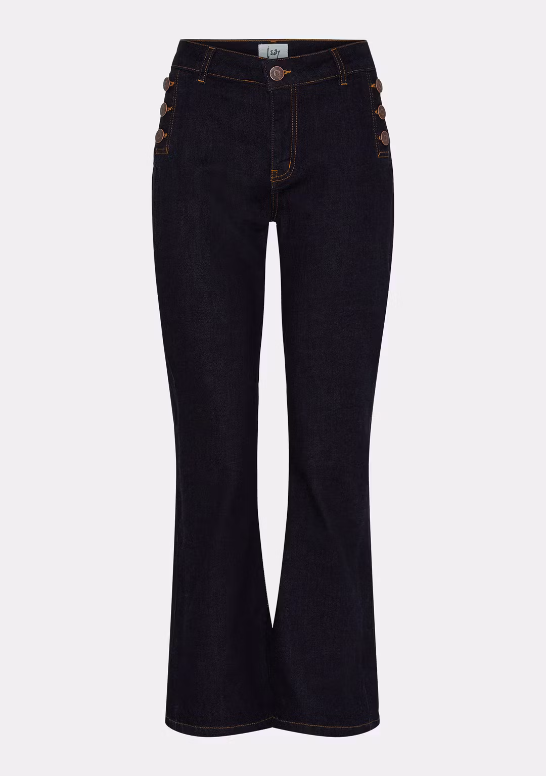 Como buttom jeans unwashed denim