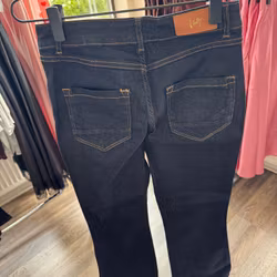 Como flare jeans unwashed denim