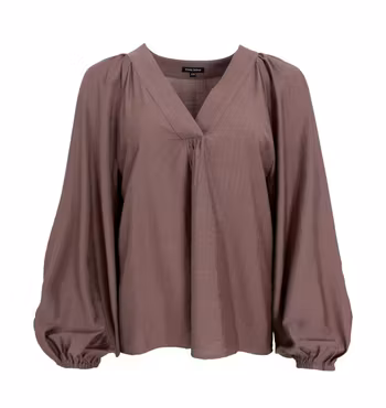Luisa blus brun
