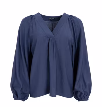 Luisa blus marinblå