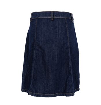 Russel wrap jeanskjol mörk