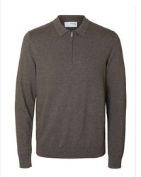 Berg half zip morel