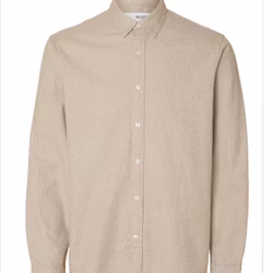 Noah borstad skjorta sand