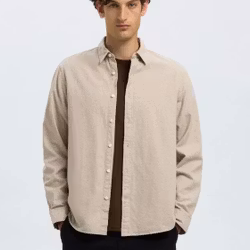 Noah borstad skjorta sand
