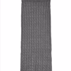 Lorella stickad kjol grå