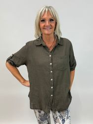 Kelly skjorta brun