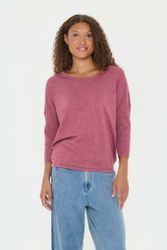 Mila r-neck pullover rosa