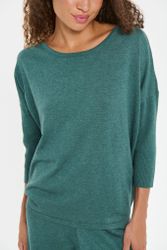 Mila r-neck pullover grön