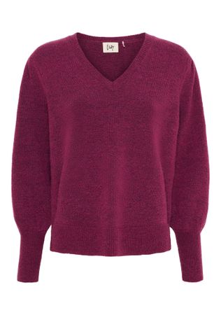 Anna v-neck stickad