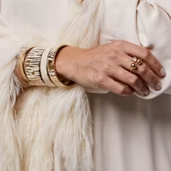 Brea crystal ring guld