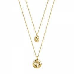 Kaia duo halsband guld