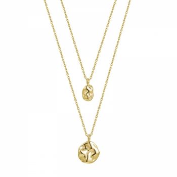 Kaia duo halsband guld