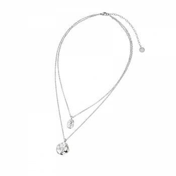 Kaia duo halsband silver