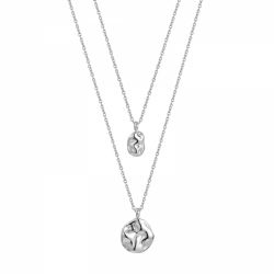 Kaia duo halsband silver