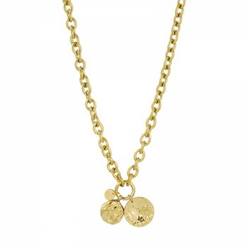 Kaia lång halsband guld