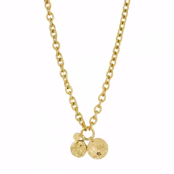 Kaia lång halsband guld