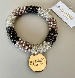 Pärlarmband mix nougat