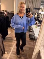 Superlife cardigan blå