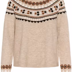 Cherrie stickad tröja beige