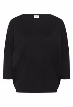 Mila r-neck pullover svart