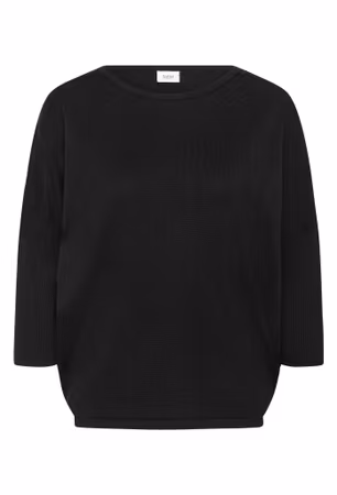Mila r-neck pullover svart