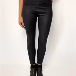 Leggings matt soft svarta