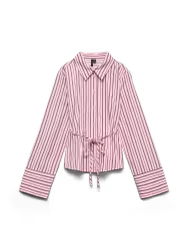 Siena randig skjorta rosa