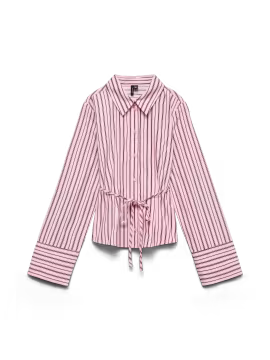 Siena randig skjorta rosa