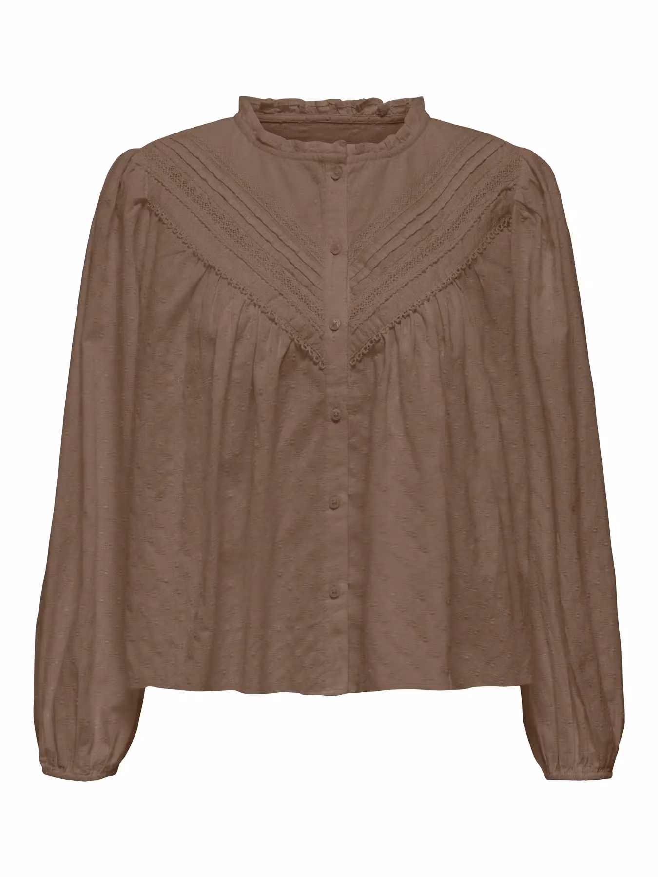 Selma blus brun
