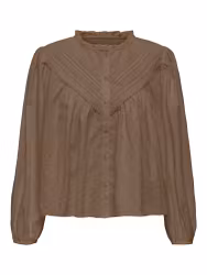 Selma blus brun