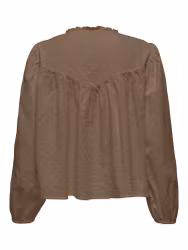 Selma blus brun
