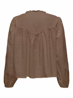Selma blus brun