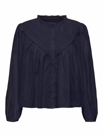 Selma blus marinblå
