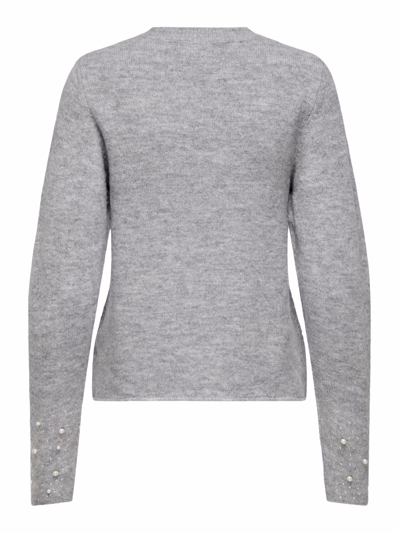 Pearl stickad grå melange