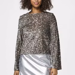 Kam paljett topp morel