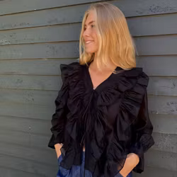 Citta volangblus svart