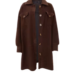 Dutton fleece jacka brun