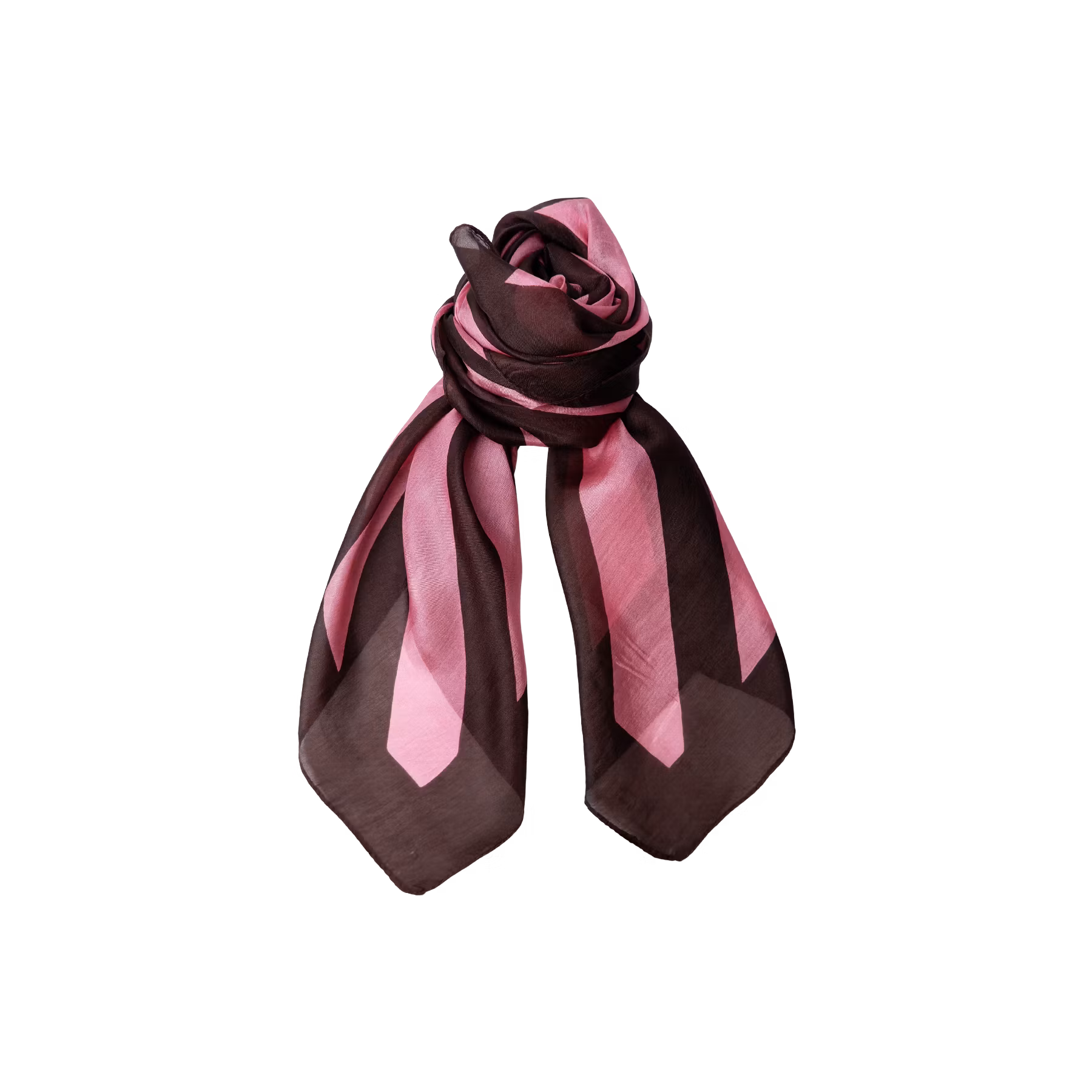 Nalira silk scarf rosa