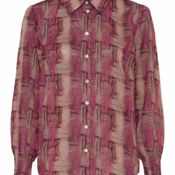 Vibse skjorta cerise flow