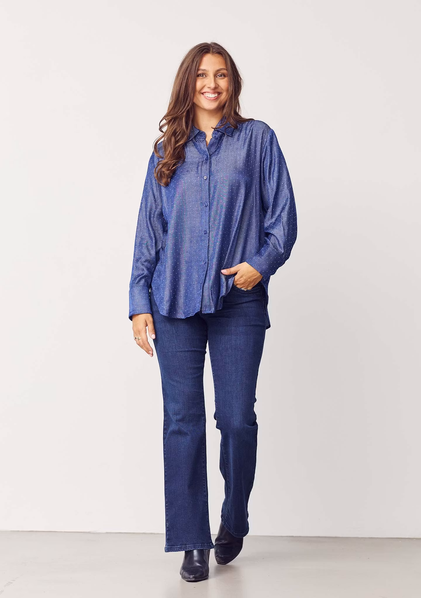 Kate skjorta blue shine