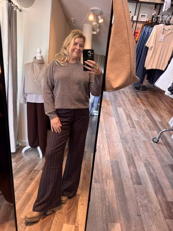 Mela ulltröja brun